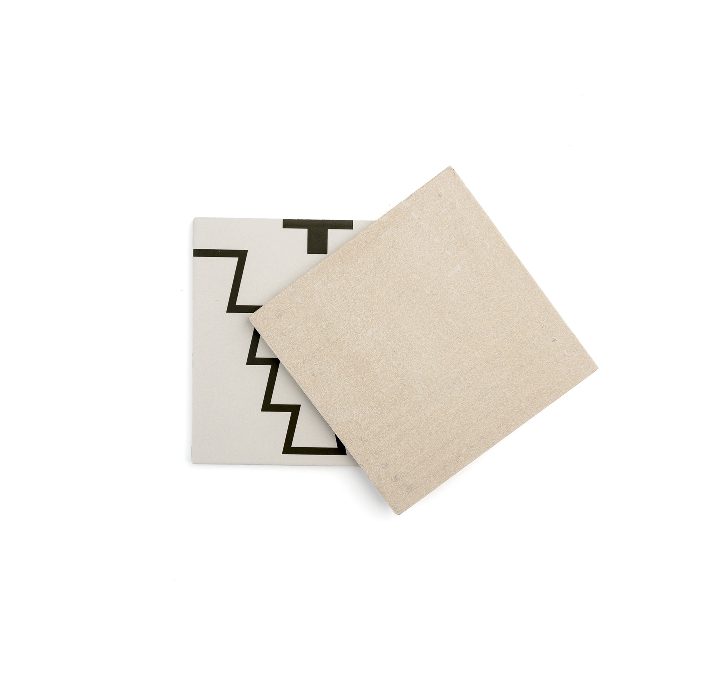 Santa Fe White & Black Ceramic Tile-Main Inventory-All Products,Patterns,Under 10-Riad Tile