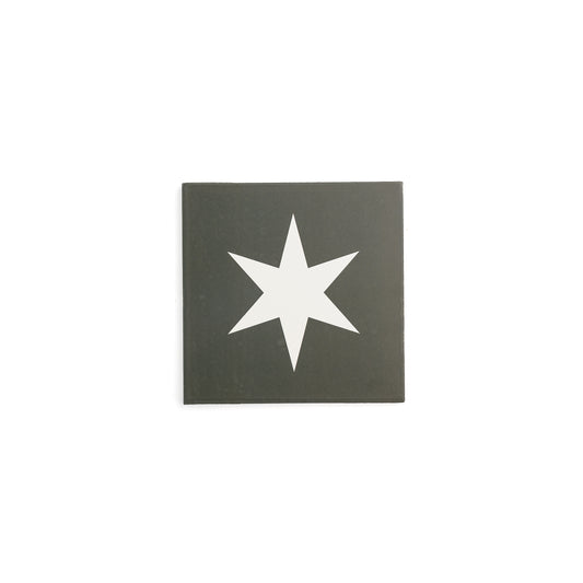 Sample: Superstar Black Ceramic Tile (1 sample piece)-Sample-Sample-Riad Tile