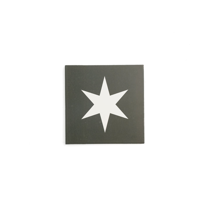 Sample: Superstar Black Ceramic Tile (1 sample piece)-Sample-Sample-Riad Tile