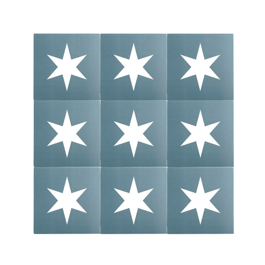 Superstar Blue Ceramic Tile-Main Inventory-All Products,Patterns,Under 10-Riad Tile