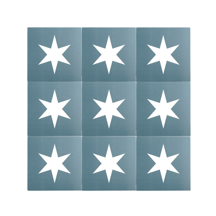 Superstar Blue Ceramic Tile-Main Inventory-All Products,Patterns,Under 10-Riad Tile
