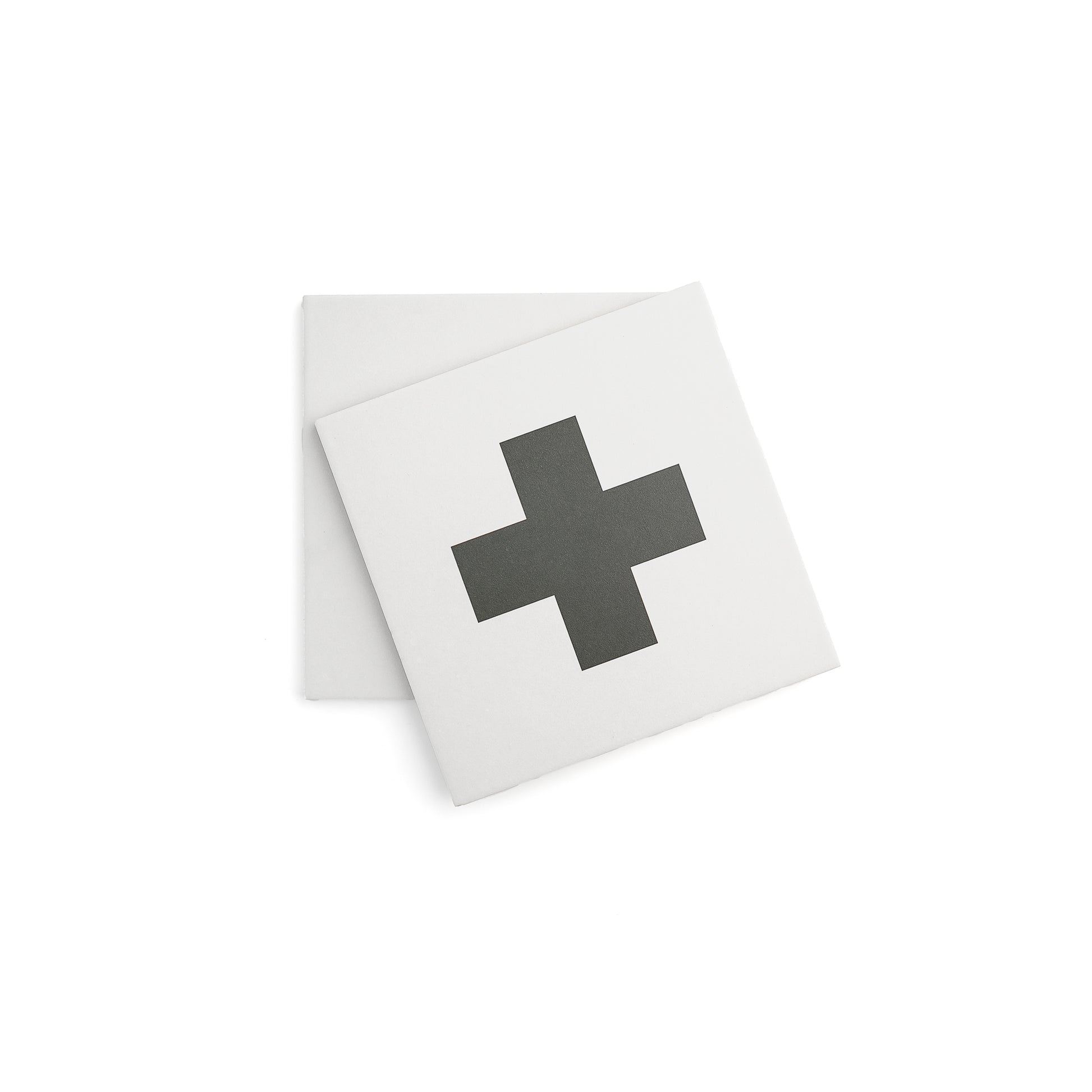 Swiss Cross Black & White Ceramic Tile-Main Inventory-All Products,Patterns,Under 10-Riad Tile