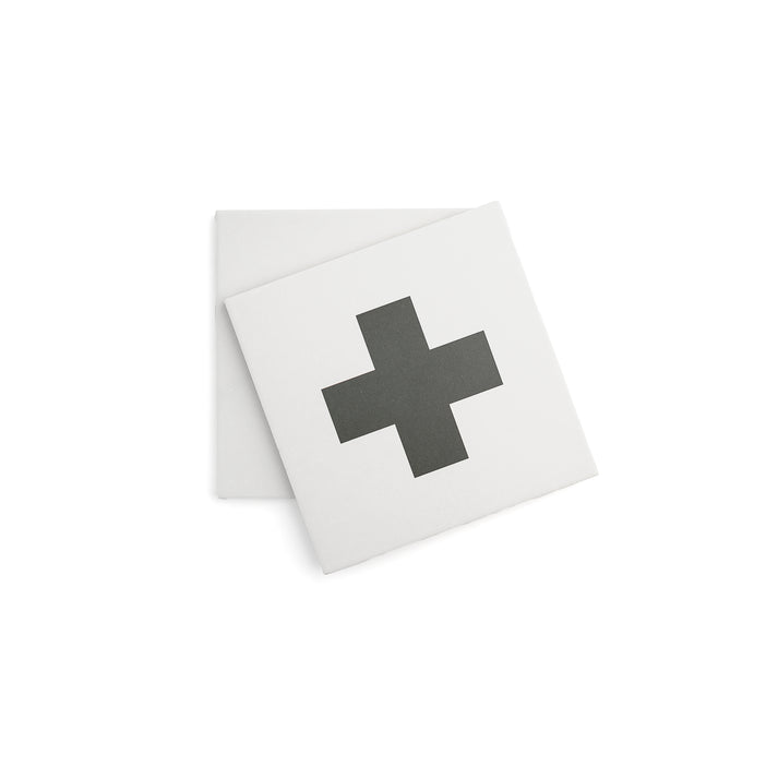 Swiss Cross Black & White Ceramic Tile-Main Inventory-All Products,Patterns,Under 10-Riad Tile