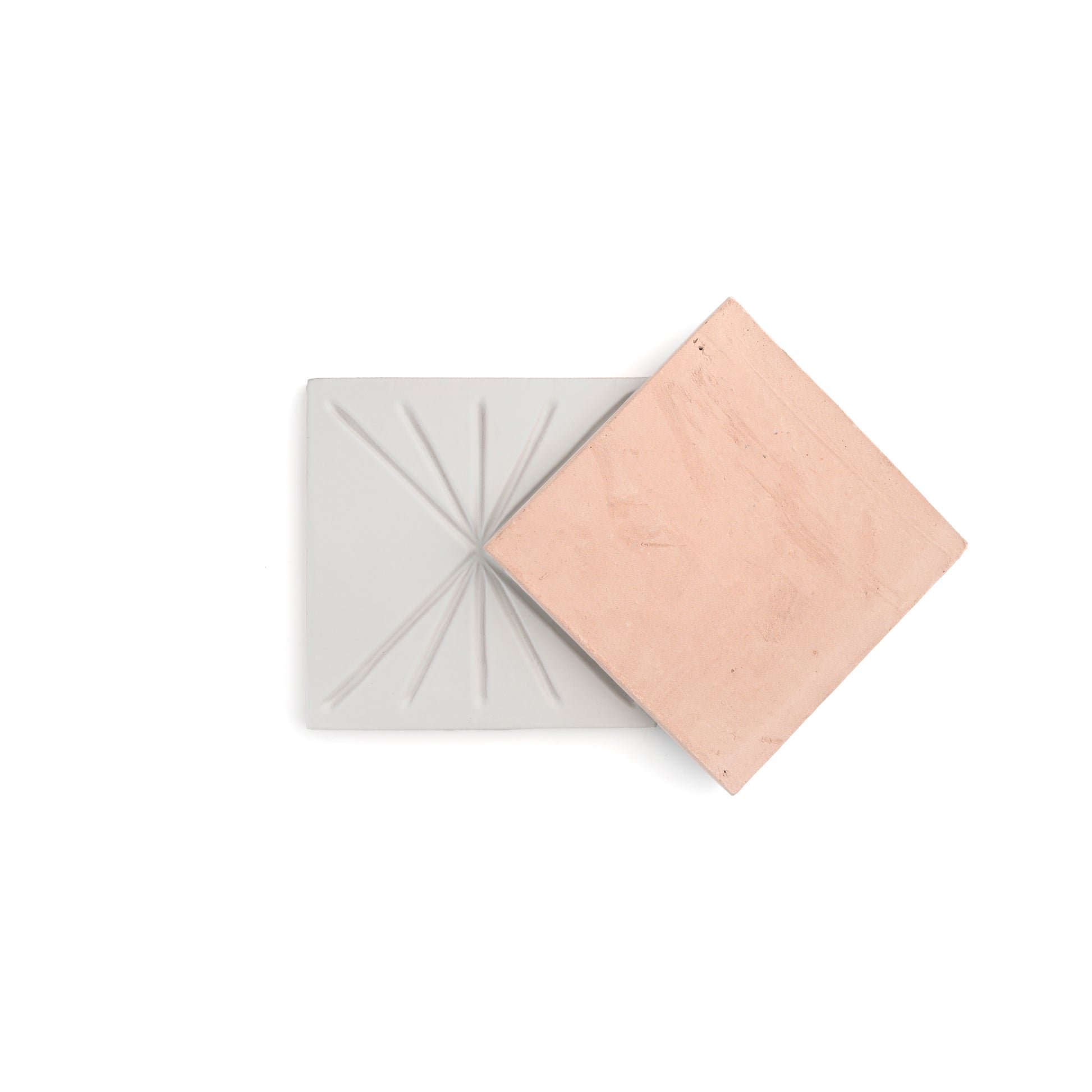 Tepoz White 6x6 Dimensional Relief Artisan Ceramic Tile-Main Inventory-All Products,Neutral Ceramic,Patterns-Riad Tile