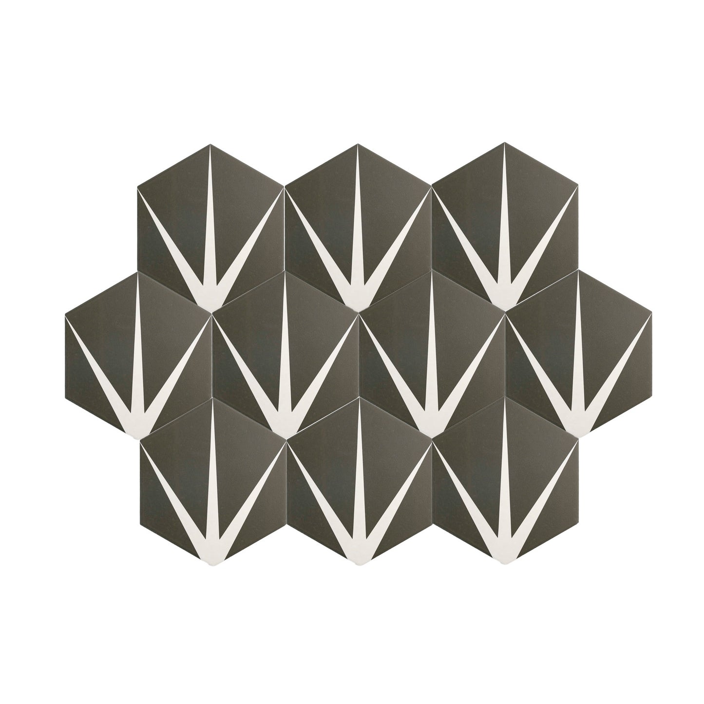 Trident Black Ceramic Tile-Main Inventory-All Products,Patterns,Under 10-Riad Tile