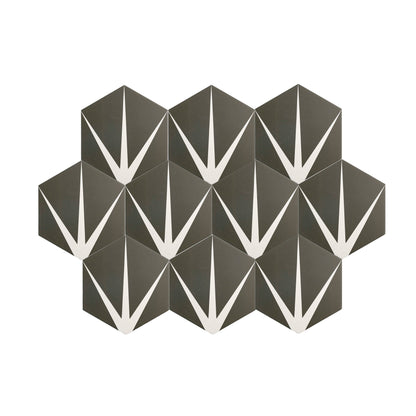 Trident Black Ceramic Tile-Main Inventory-All Products,Patterns,Under 10-Riad Tile