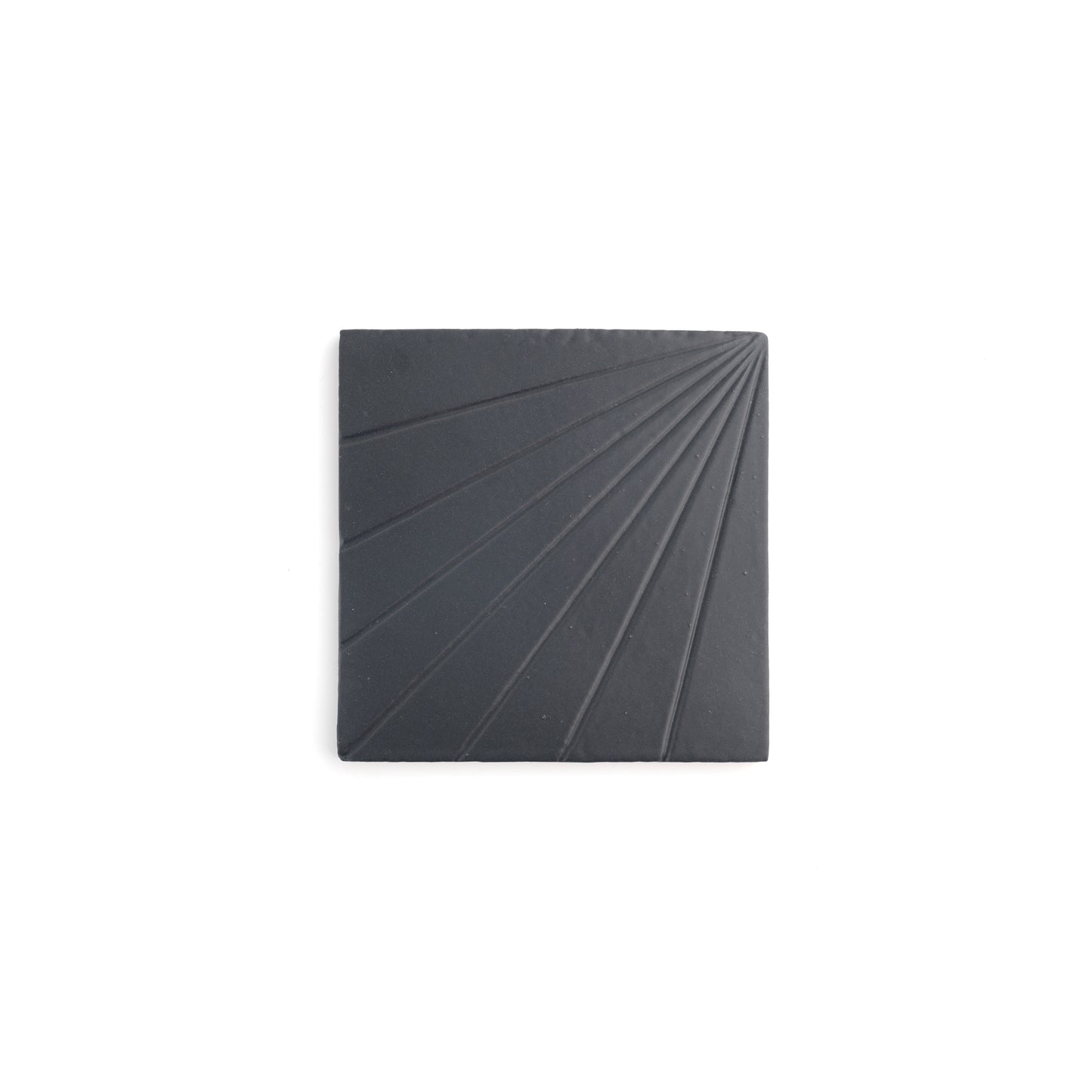 Tulum Black 6x6 Dimensional Relief Artisan Ceramic Tile-Main Inventory-All Products,Patterns-Riad Tile