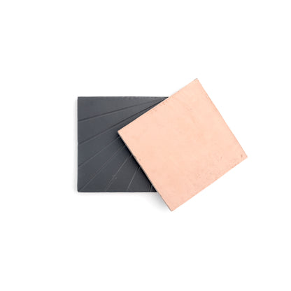 Tulum Black 6x6 Dimensional Relief Artisan Ceramic Tile-Main Inventory-All Products,Patterns-Riad Tile