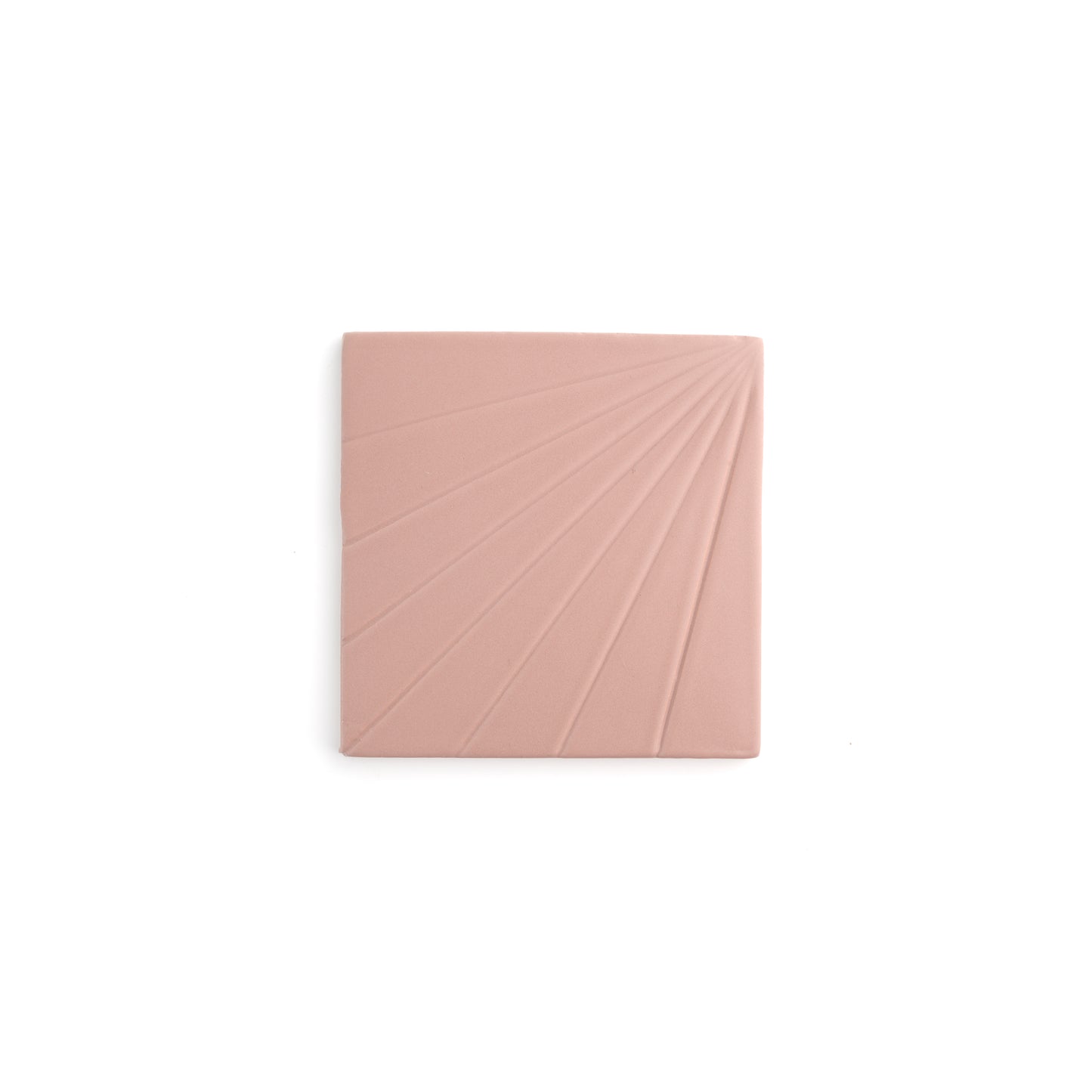 Sample: Tulum Pink 6x6 Dimensional Relief Artisan Ceramic Tile (1 sample)-Sample-Sample-Riad Tile