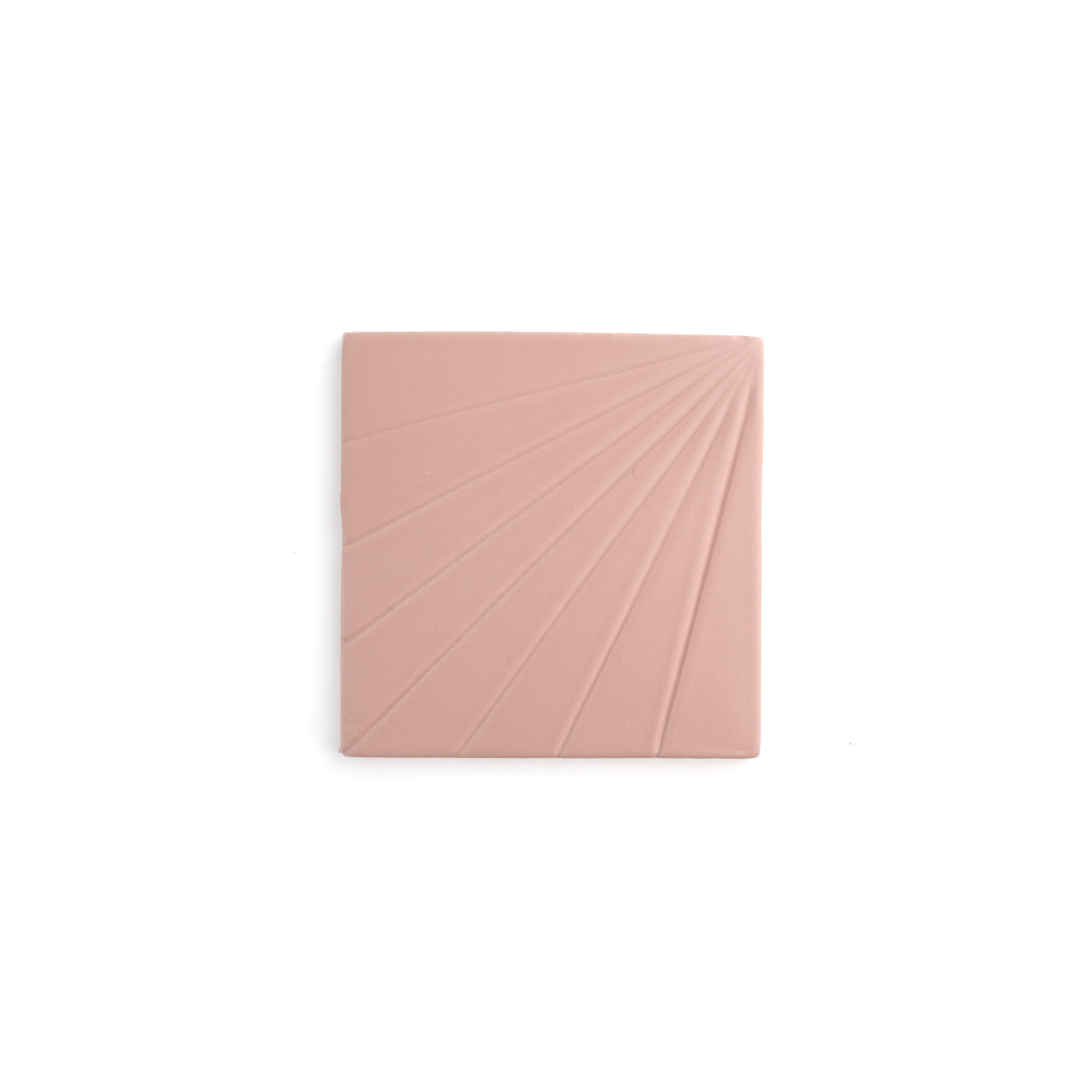 Tulum Pink 6x6 Dimensional Relief Artisan Ceramic Tile