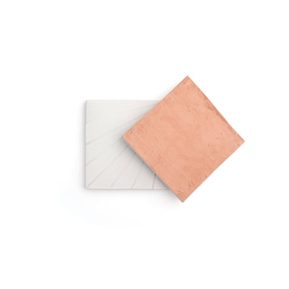 Tulum White 6x6 Dimensional Relief Artisan Ceramic Tile-Main Inventory-All Products,Neutral Ceramic,Patterns-Riad Tile