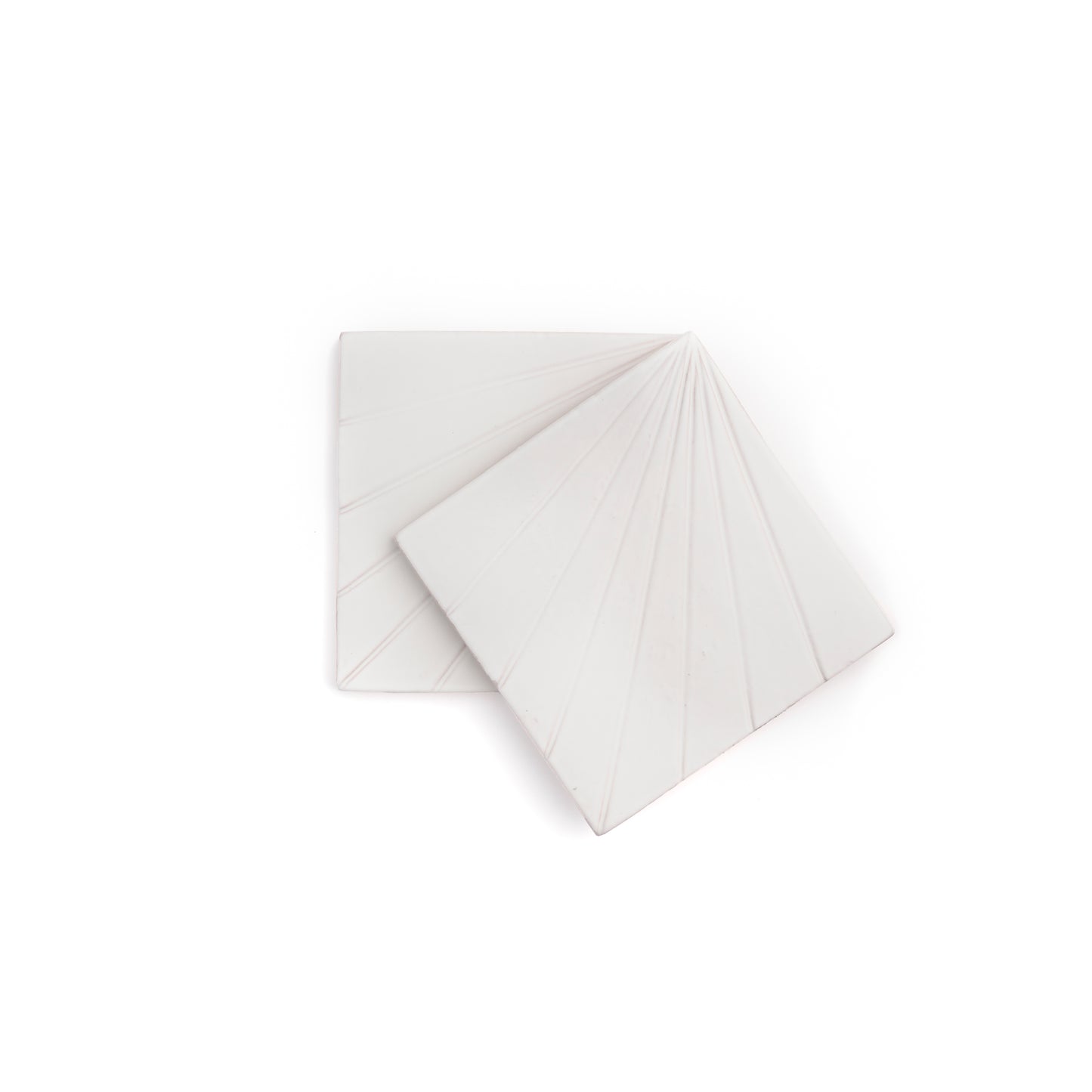 Tulum White 6x6 Dimensional Relief Artisan Ceramic Tile-Main Inventory-All Products,Neutral Ceramic,Patterns-Riad Tile