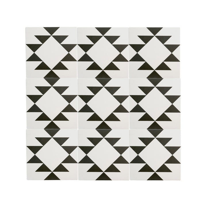 Western White & Black Ceramic Tile-Main Inventory-All Products,Patterns,Under 10-Riad Tile