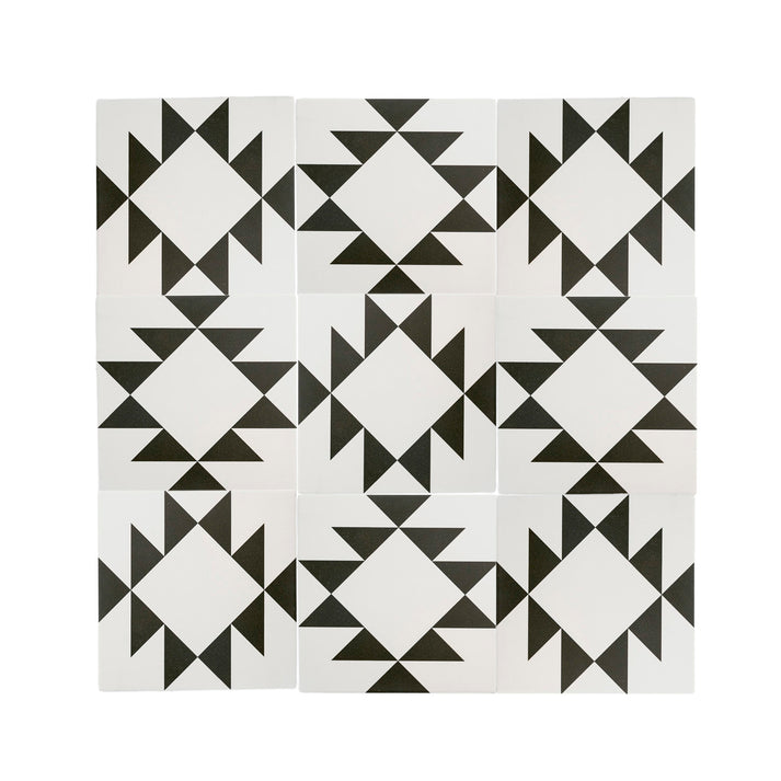 Western White & Black Ceramic Tile-Main Inventory-All Products,Patterns,Under 10-Riad Tile