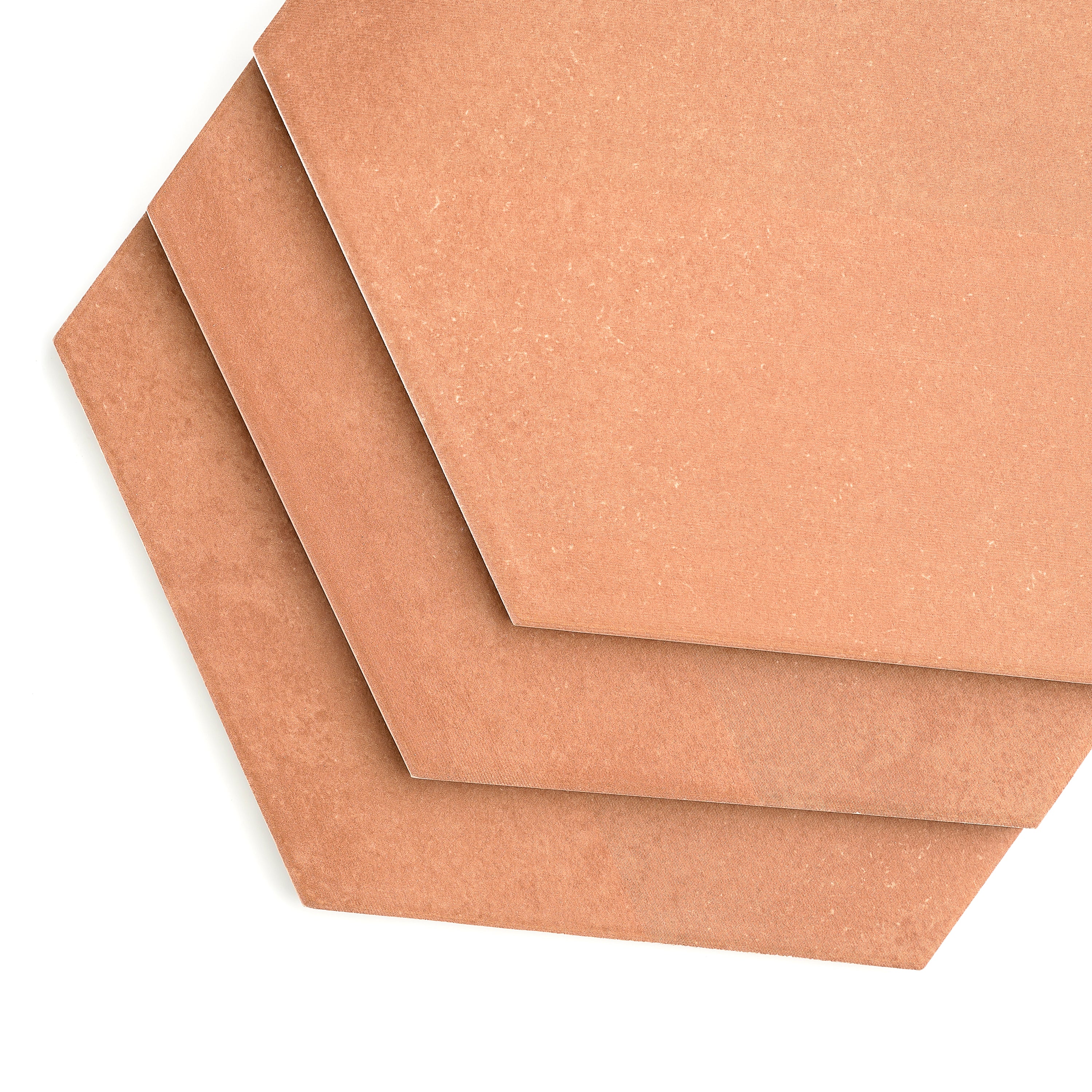 Terracotta Color Hexagon Ceramic Tile