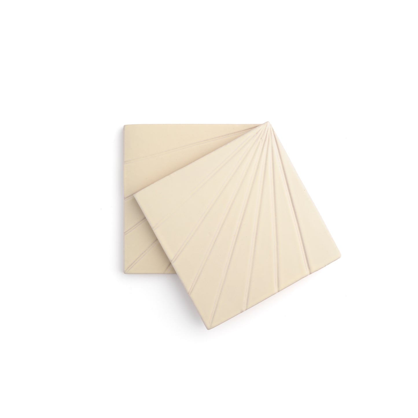 Tulum Bone 6x6 Dimensional Relief Artisan Ceramic Tile-Main Inventory-All Products,Patterns-Riad Tile
