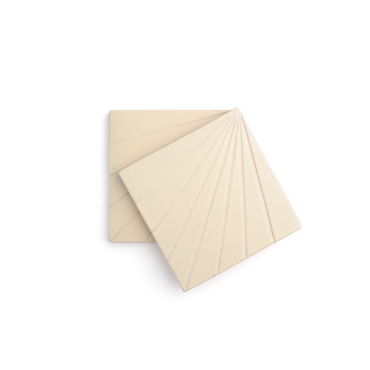 Tulum Bone 6x6 Dimensional Relief Artisan Ceramic Tile-Main Inventory-All Products,Patterns-Riad Tile