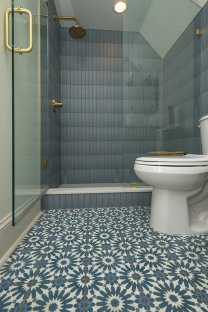 Erizo Blue Ceramic Tile-Main Inventory-All Products,Patterns,Under 10-Riad Tile