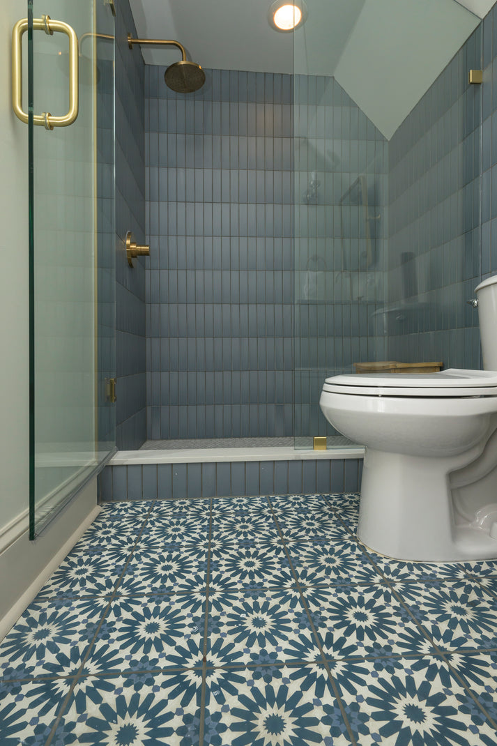 Erizo Blue Ceramic Tile-Main Inventory-All Products,Patterns,Under 10-Riad Tile
