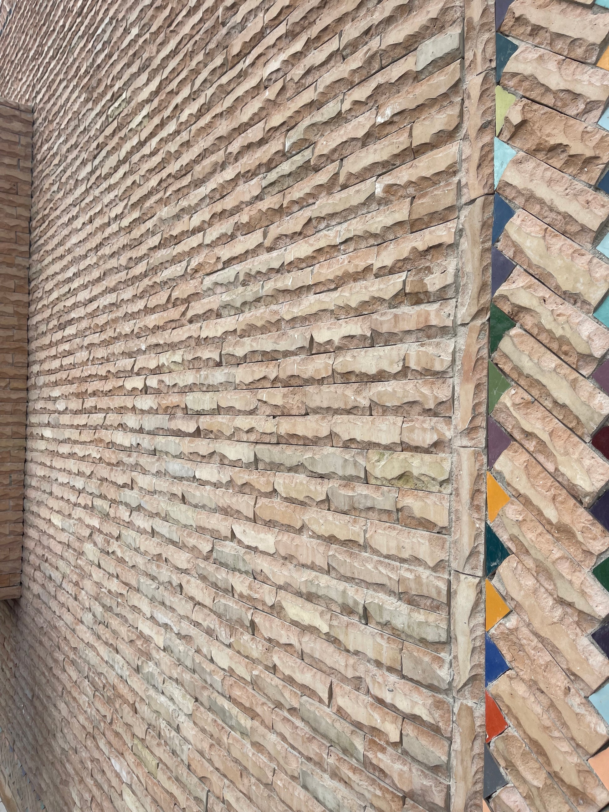 Chiseled Unglazed Natural Terracotta 2x6 Thin Bejmat Zellige Tile-Main Inventory-All Products,Solids,Zellige Tile-Riad Tile