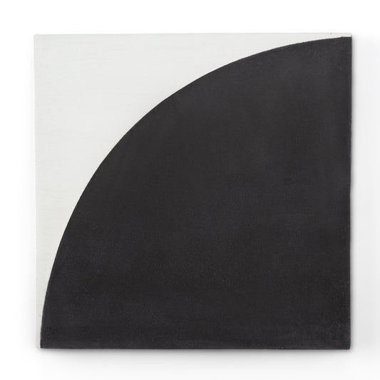 Sample: Crest Black Cement Tile (1 sample piece)-Sample-Sample-Riad Tile