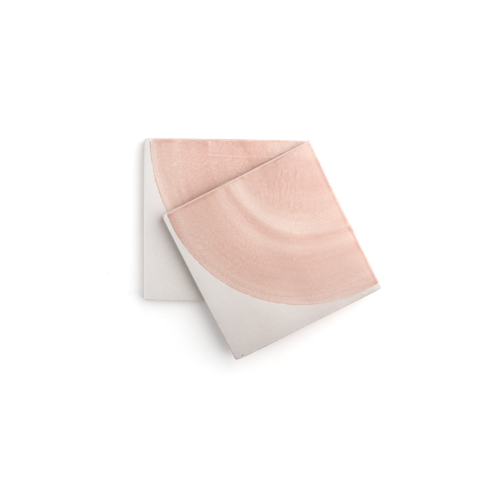 Crest Pink 6x6 Artisan Hand Painted Ceramic Tile-Main Inventory-All Products,Patterns-Riad Tile