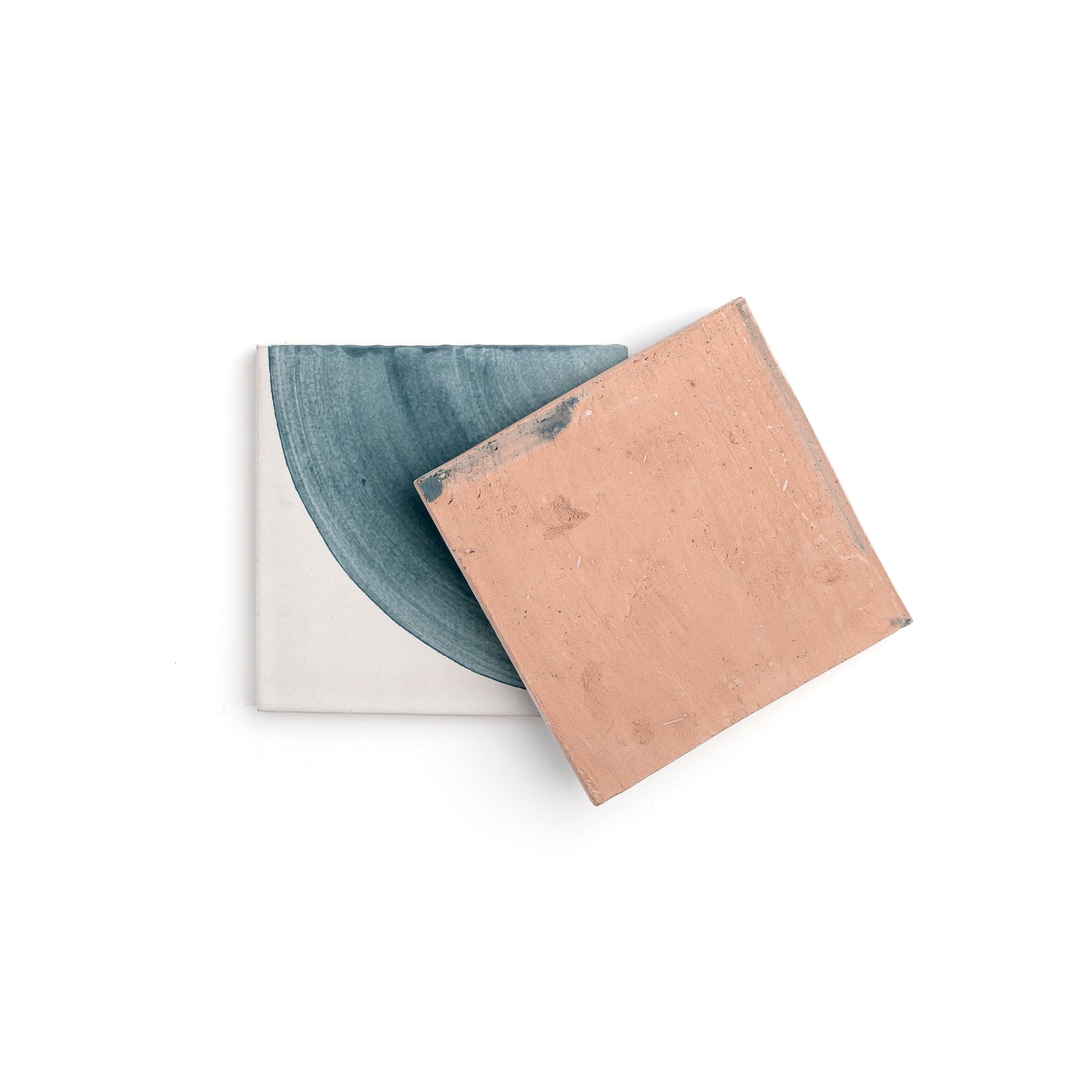 Crest Blue 6x6 Hand Painted Artisan Ceramic Tile-Main Inventory-All Products,Patterns-Riad Tile
