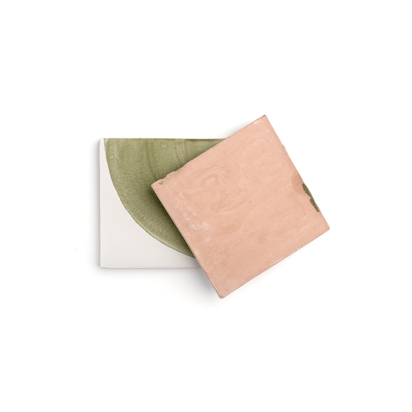 Crest Green 6x6 Hand Painted Artisan Ceramic Tile-Main Inventory-All Products,Patterns-Riad Tile