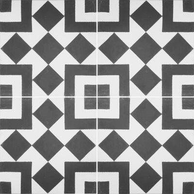 El Fenn Black Cement Tile