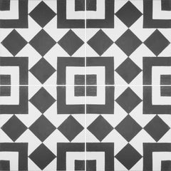 El Fenn Black Cement Tile