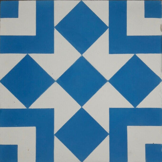 Sample: El Fenn Blue Cement Tile-Sample-Sample-Riad Tile