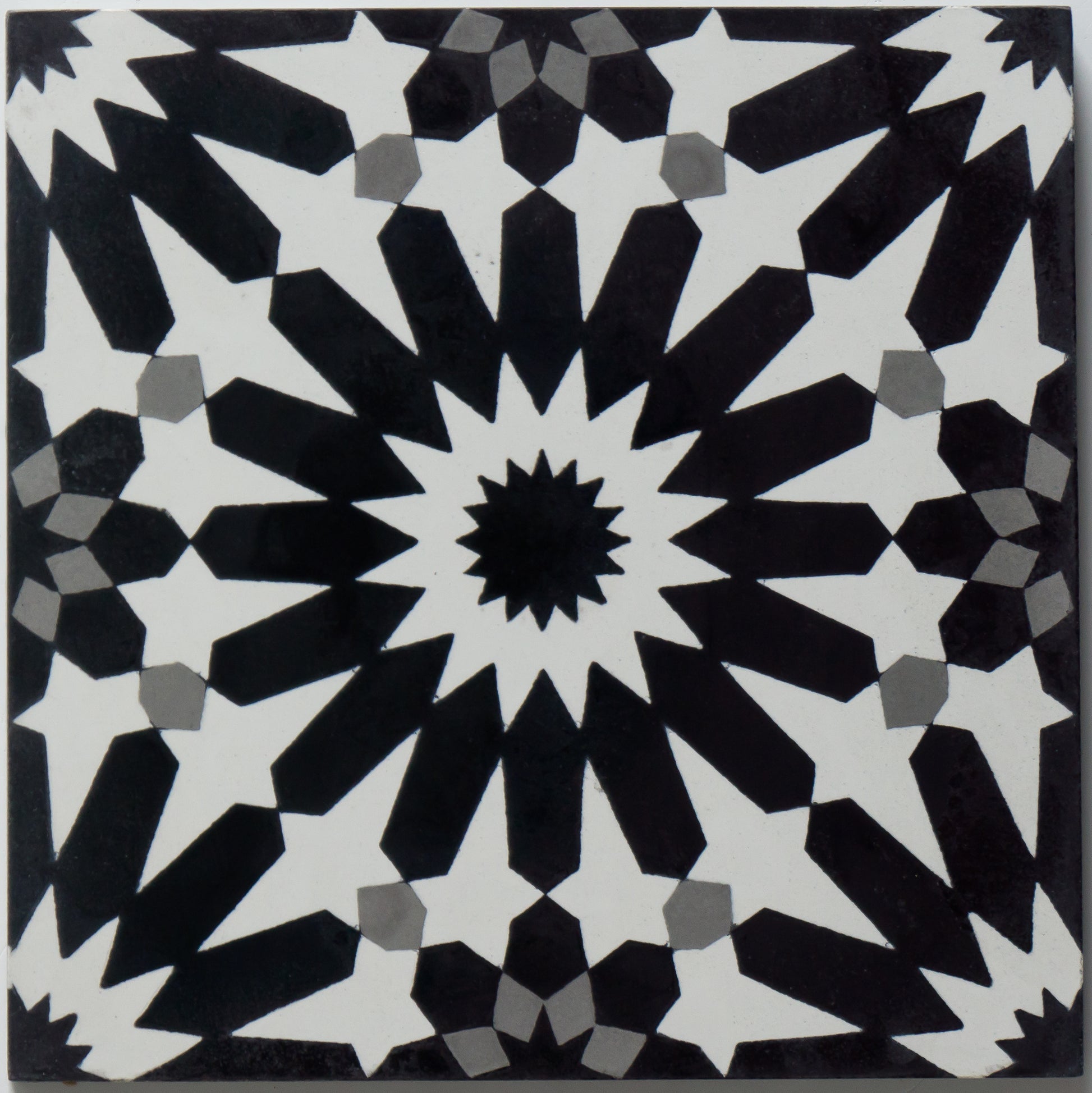 Erizo Black Cement Tile-Main Inventory-Riad Tile