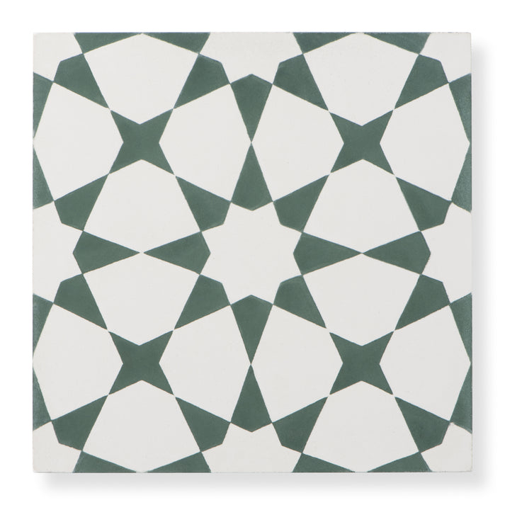 Estrella Green Cement Tile-Main Inventory-Patterns,Under 10-Riad Tile