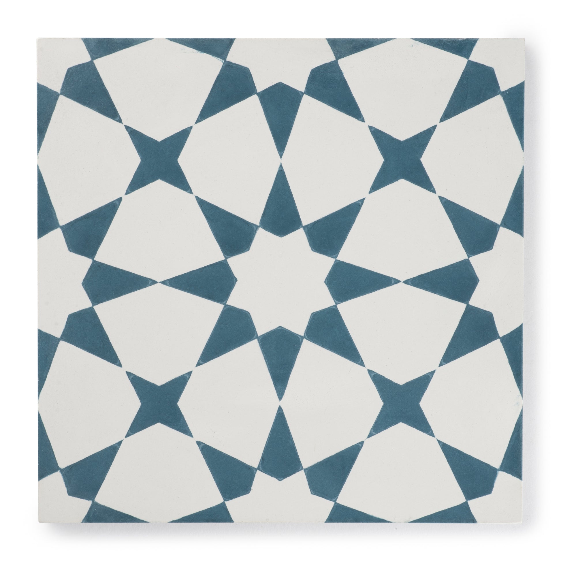 Sample: Estrella Blue Cement Tile-Sample-Sample-Riad Tile