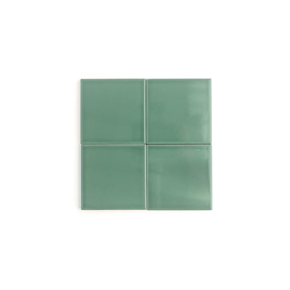 Evergreen 4x4 Ceramic Tile | Glossy-Main Inventory-All Products,Solids,Under 10-Riad Tile