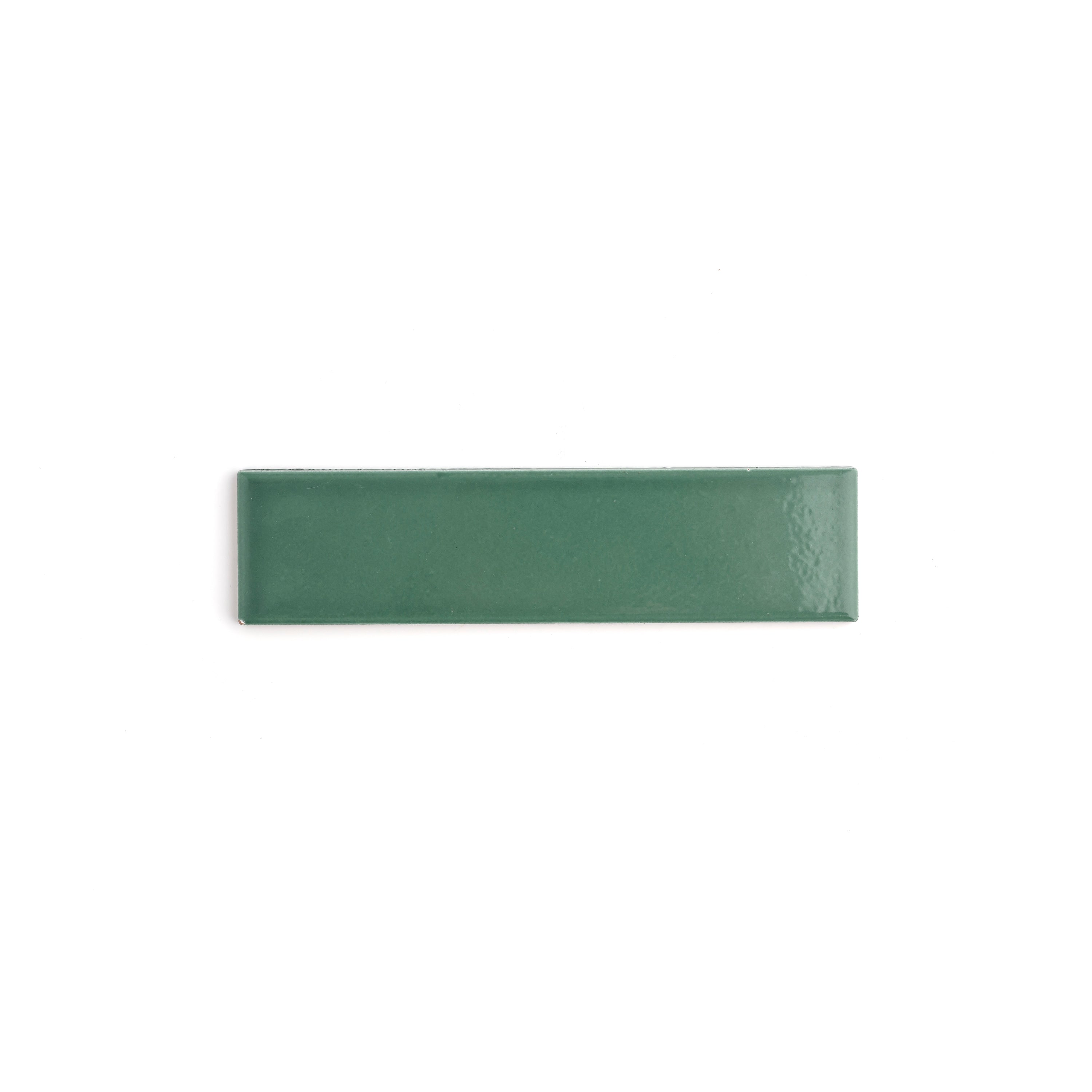 Sample: Evergreen 2x8 Ceramic Tile | Glossy (1 sample=2 tiles)