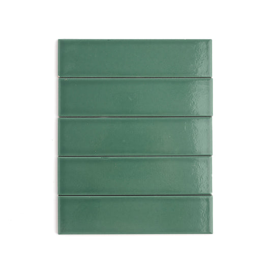 Evergreen 2x8 Ceramic Tile | Glossy-Main Inventory-All Products,Solids,Under 10-Riad Tile