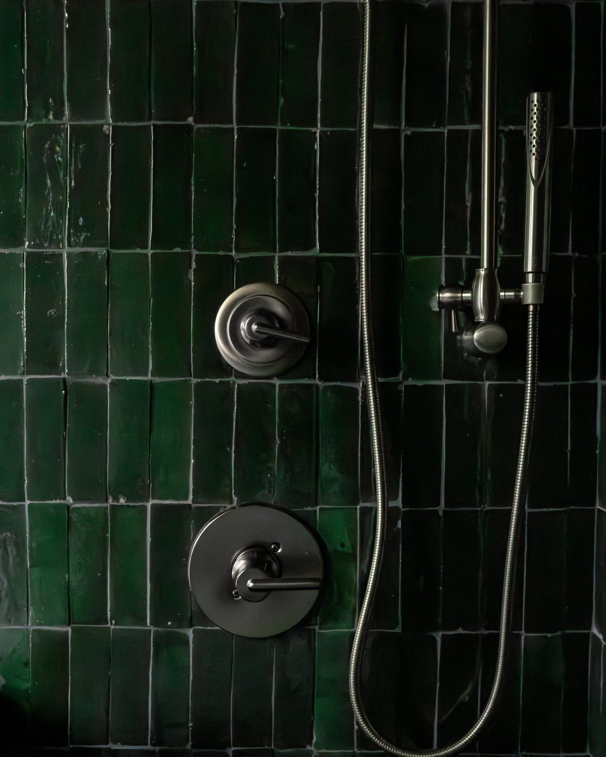 Forest Green 2x6 Thin Bejmat Zellige Tile-Main Inventory-All Products,Solids,Zellige Tile-Riad Tile