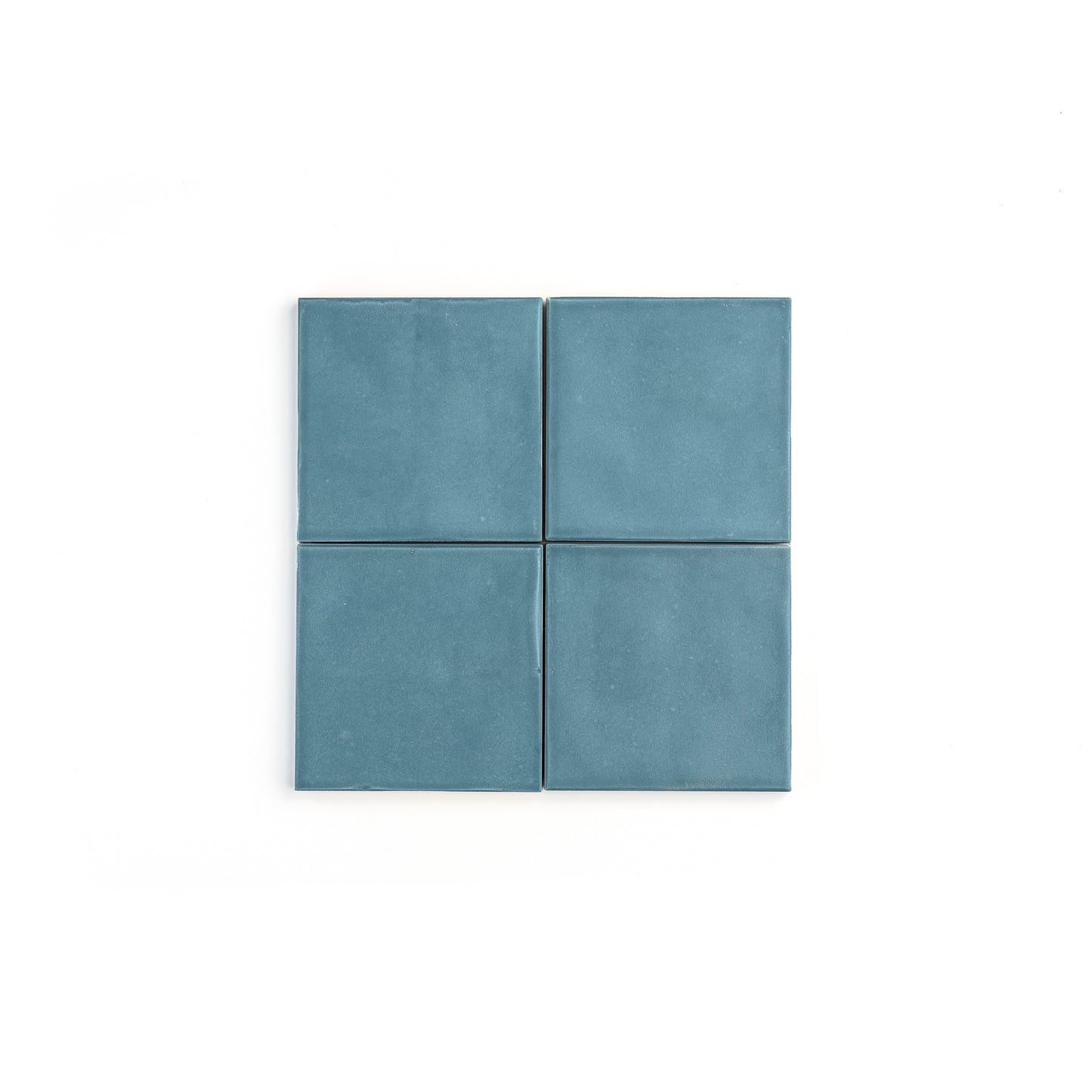 Aegean Blue 4x4 Formed Ceramic Tile | Matte-Main Inventory-All Products,Solids,Under 10-Riad Tile