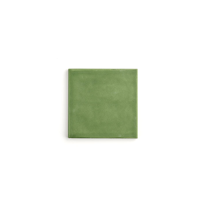 Sample: Cactus Green 4x4 Formed Ceramic Tile | Matte (1 sample piece)-Sample-Sample-Riad Tile