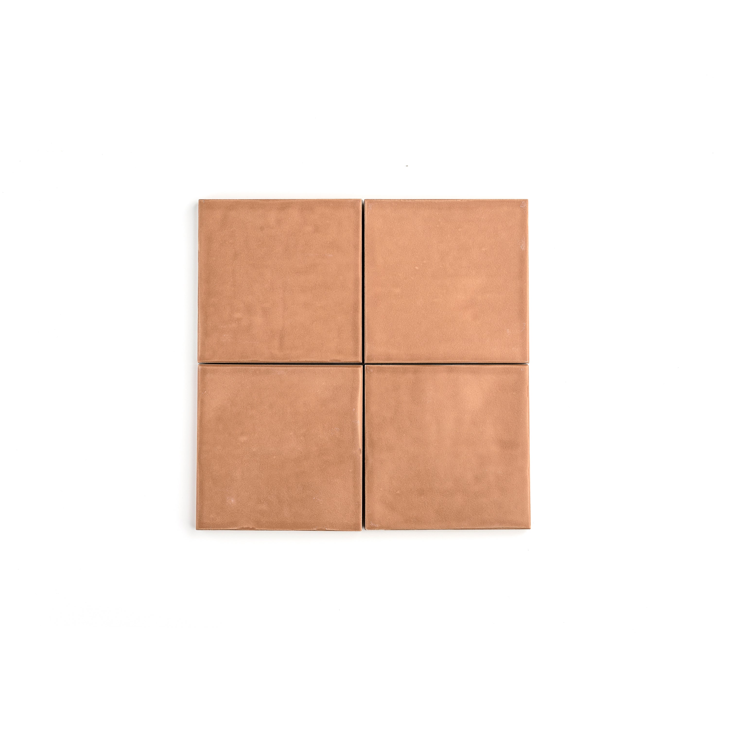 Clay 4x4 Formed Ceramic Tile | Matte