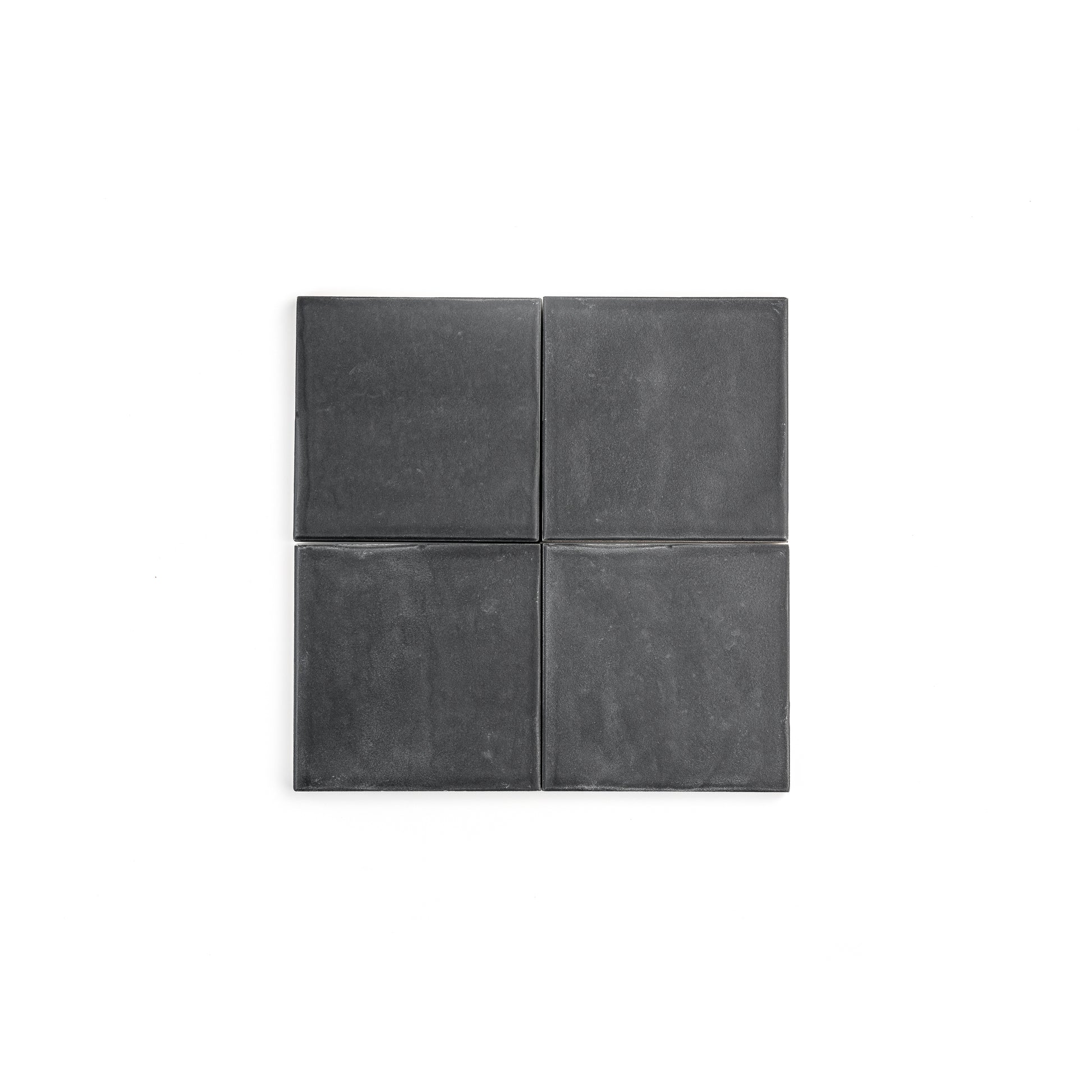 Deep Black 4x4 Formed Ceramic Tile | Matte-Main Inventory-All Products,Solids,Under 10-Riad Tile