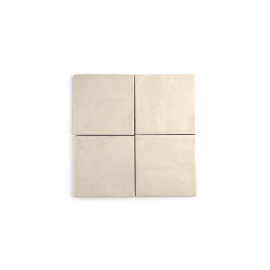 Latte 4x4 Formed Ceramic Tile | Matte-Main Inventory-All Products,Neutral Ceramic,Solids,Under 10-Riad Tile