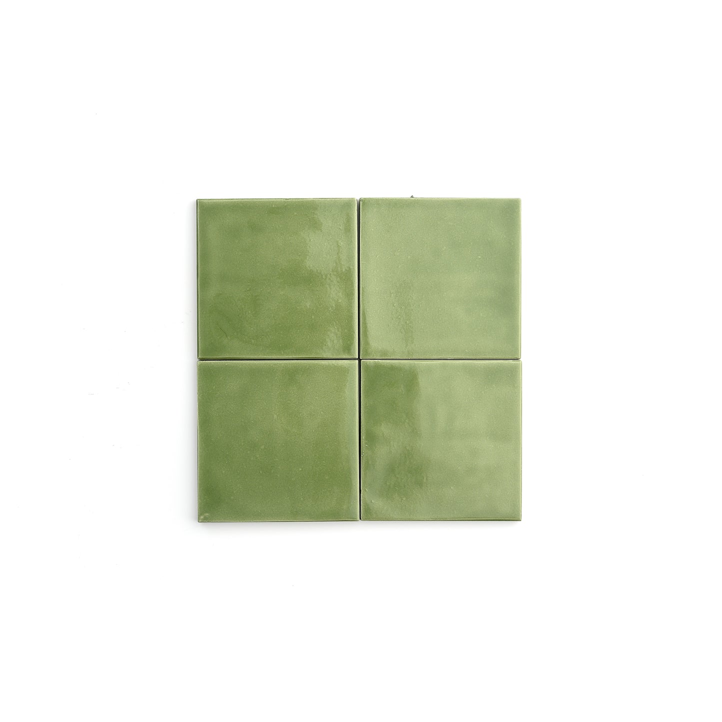 Cactus Green 4x4 Formed Ceramic Tile | Glossy-Main Inventory-All Products,Solids,Under 10-Riad Tile