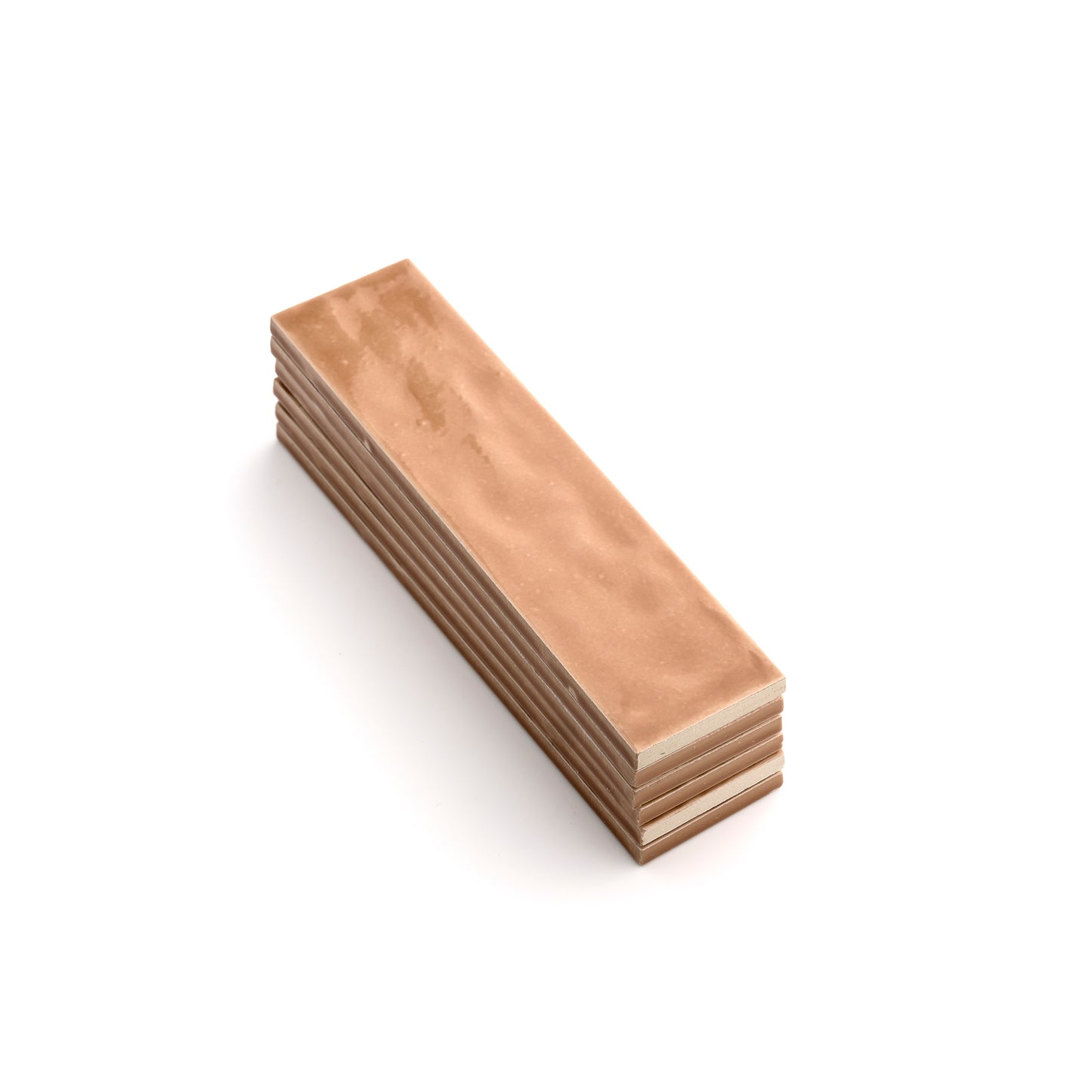 Clay 2x8 Formed Ceramic Tile | Glossy-Main Inventory-All Products,Neutral Ceramic,Solids,Under 10-Riad Tile