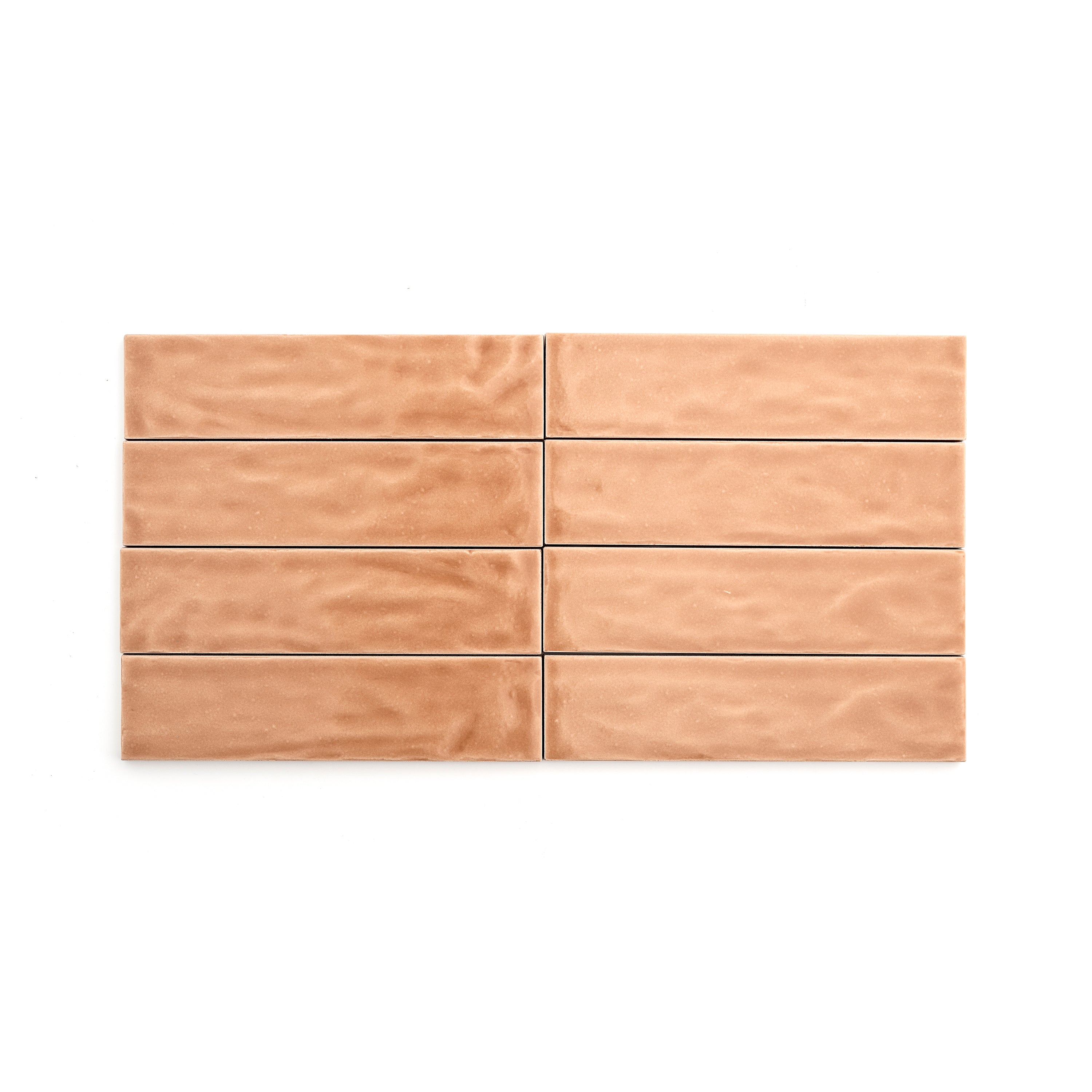 Clay 2x8 Formed Ceramic Tile | Glossy