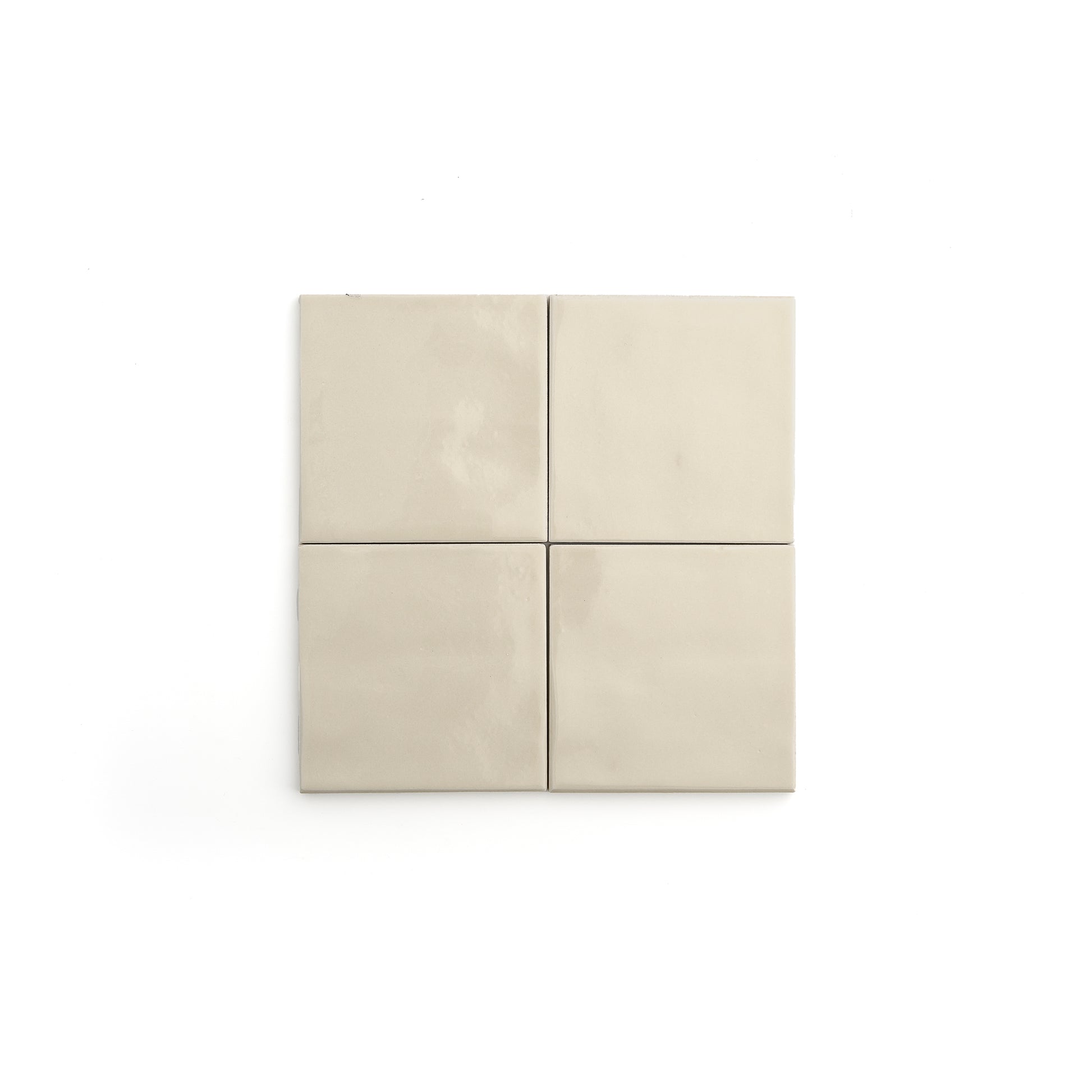 Latte 4x4 Formed Ceramic Tile | Glossy-Main Inventory-All Products,Neutral Ceramic,Solids,Under 10-Riad Tile