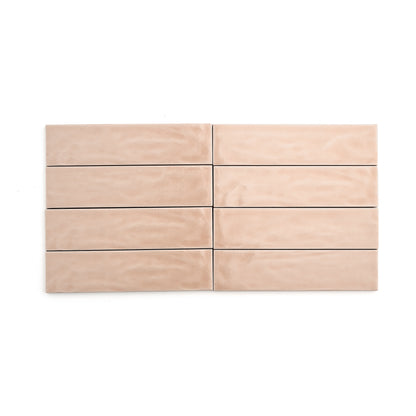 Petal 2x8 Formed Ceramic Tile | Glossy-Main Inventory-All Products,Solids,Under 10-Riad Tile