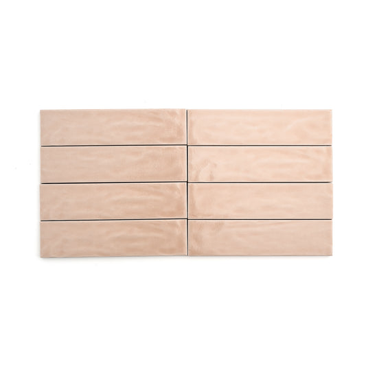 Petal 2x8 Formed Ceramic Tile | Glossy-Main Inventory-All Products,Solids,Under 10-Riad Tile