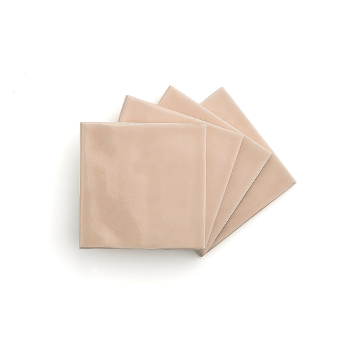 Petal 4x4 Formed Ceramic Tile | Glossy-Main Inventory-All Products,Solids,Under 10-Riad Tile